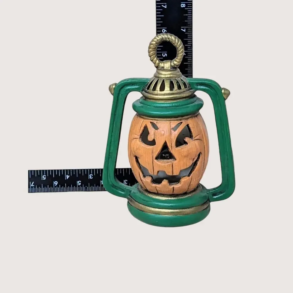 Vintage Ceramic Jack O' Lantern Halloween Light